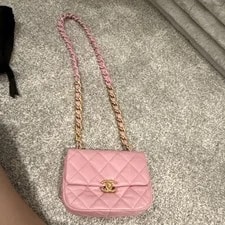 Chanel — Chanel Flap CC Turn Lock Chain Strap W/ Box — Handbag — resale