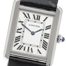Cartier — Cartier Tank Solo SM WSTA0030 Silver Dial Quartz Watch_957886 — Watch — resale
