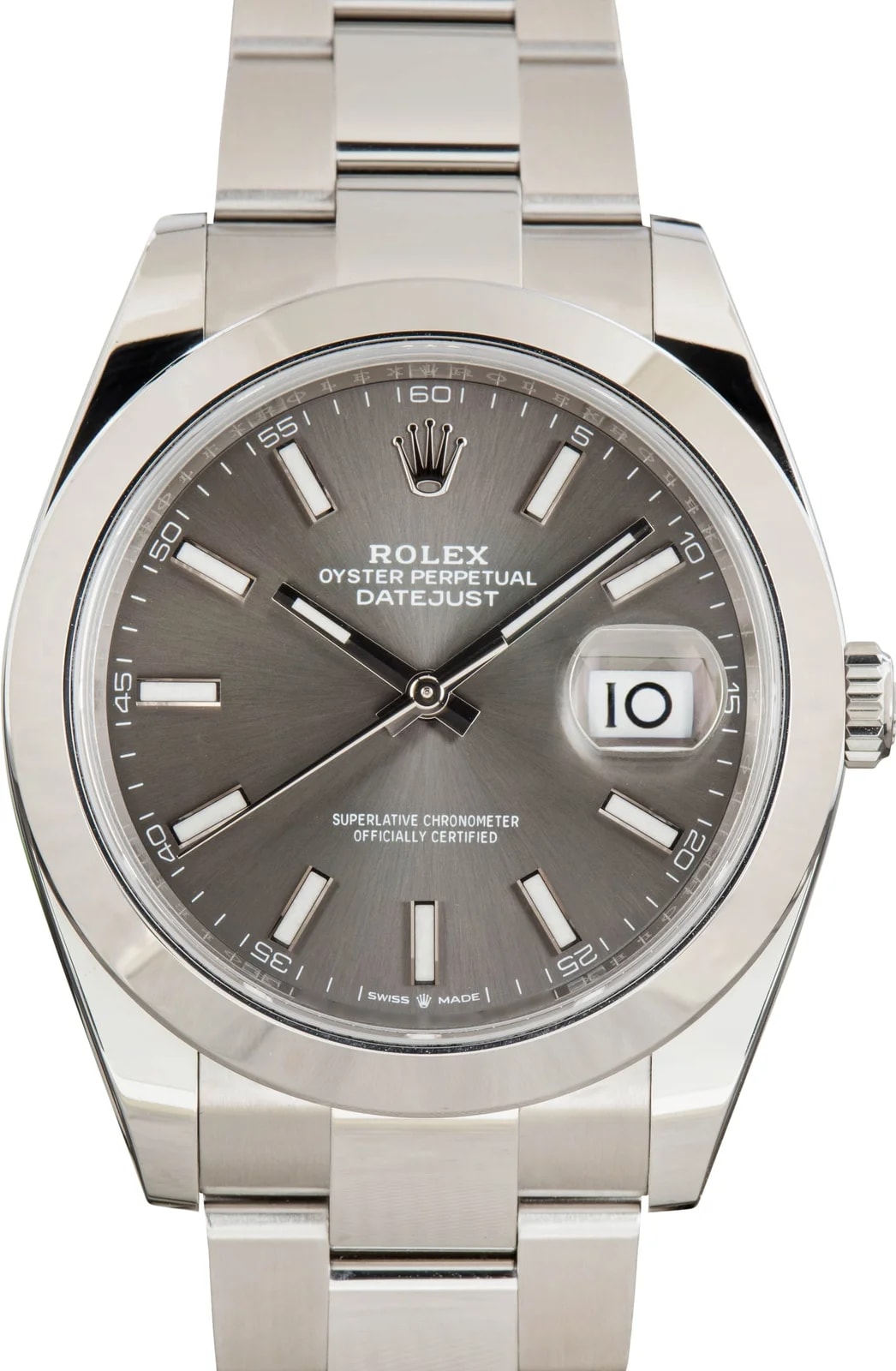 Rolex Datejust 41 Slate Dial Ref 126300 3