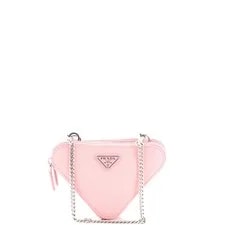 Prada — Prada Triangle Double Zip With Chain Mini — Handbag — resale