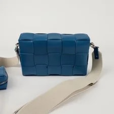 Woven Cassette Strap Crossbody One Size 4