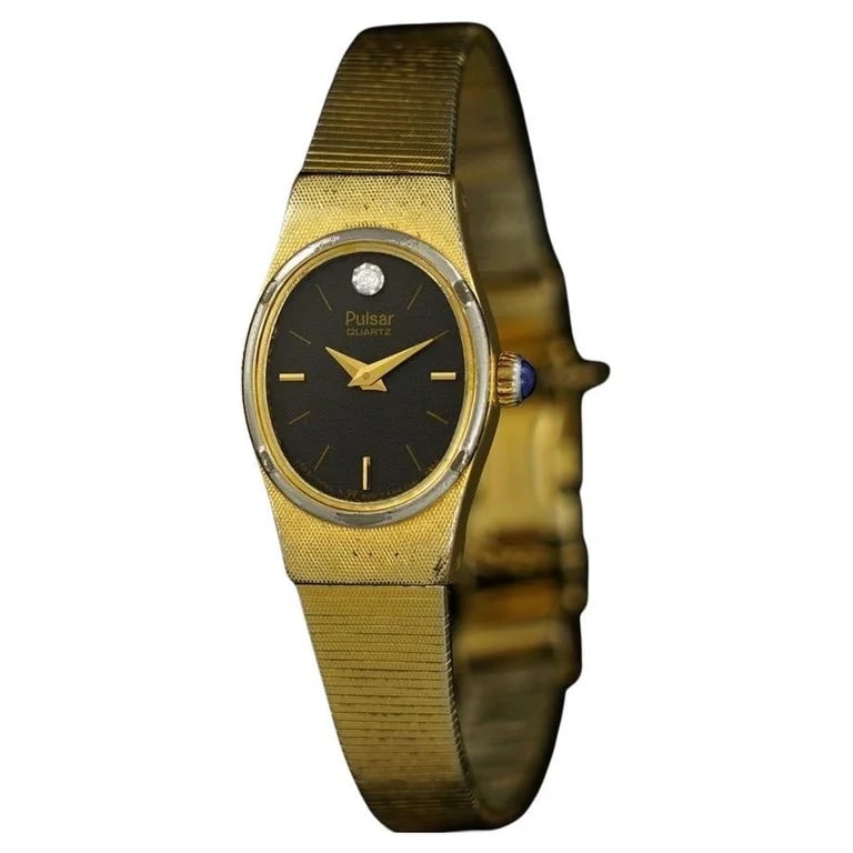 Pulsar — 1970's Pulsar 14K Gold P. - Owned & Worn BY Loretta Young — Watch — resale