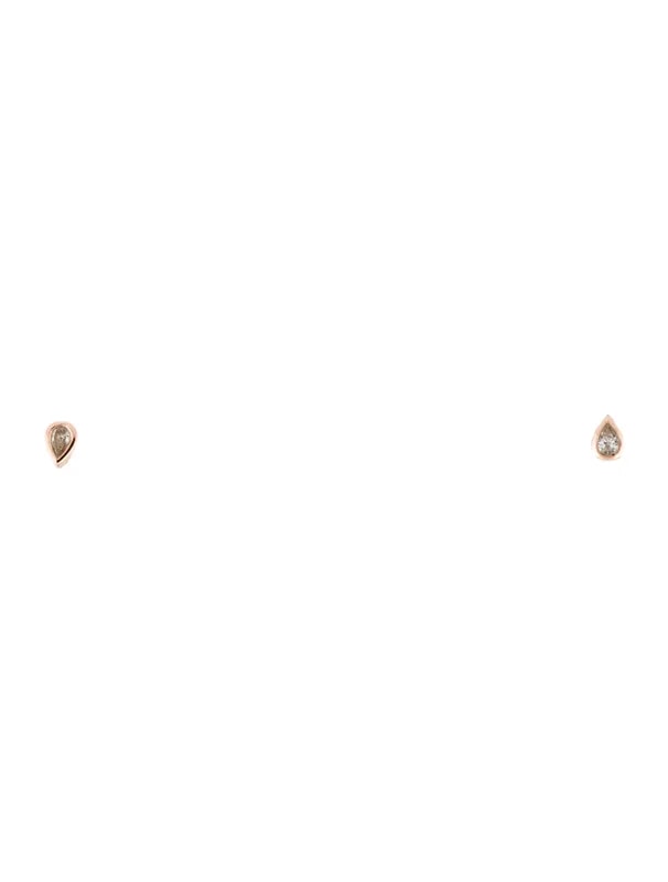 EF Collection — 14K Pear Stud Earrings — Jewelry — resale