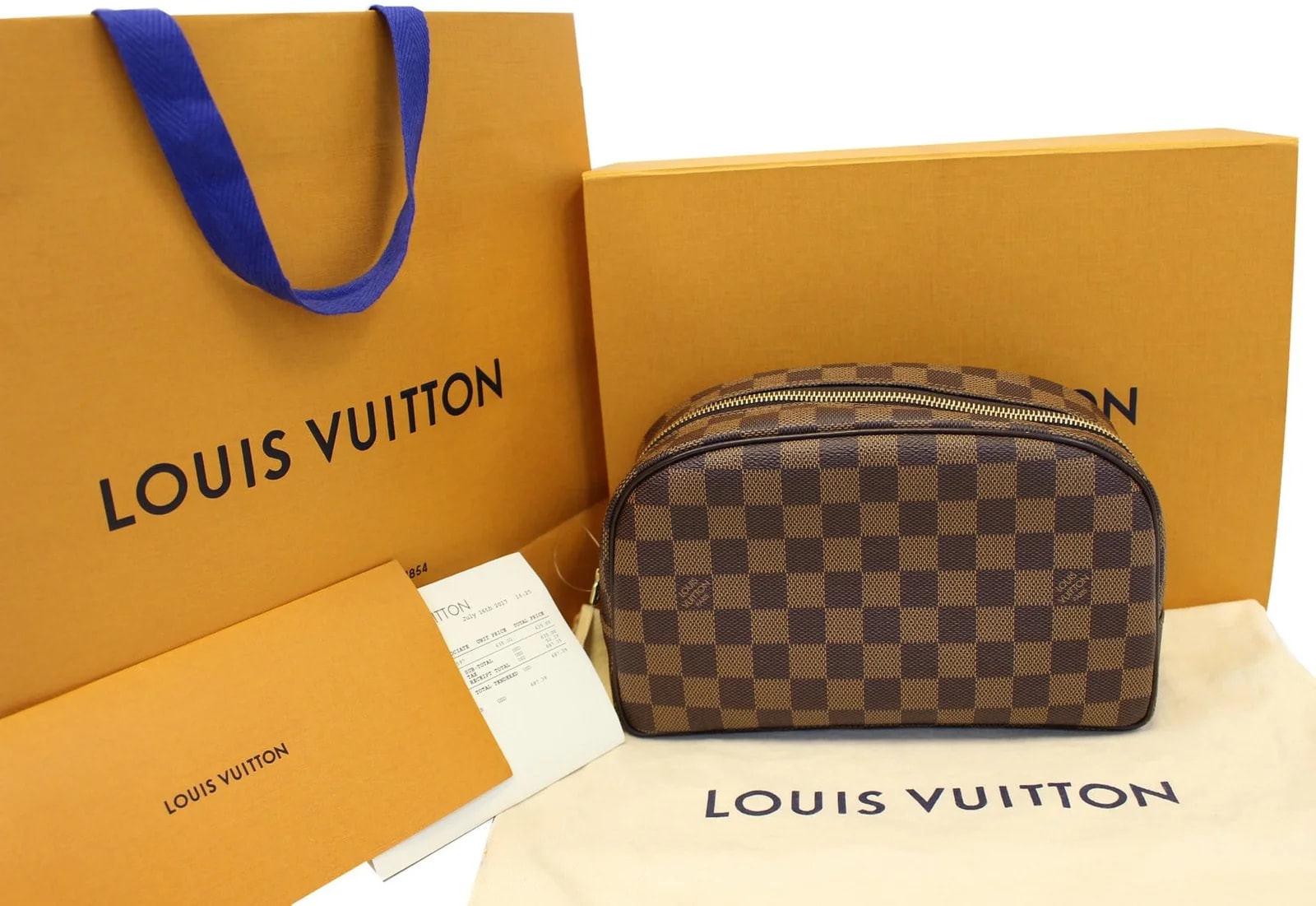 Louis Vuitton — Louis Vuitton Toiletry Cosmetic Pouch — Accessory — resale