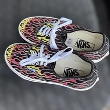 7.5US Pattern Vhtf Vans Authenticflamesneaker LTD Collection Spo 3