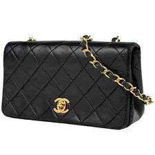 Chanel Matelasse Single Flap Chain Coco Mark Use 2