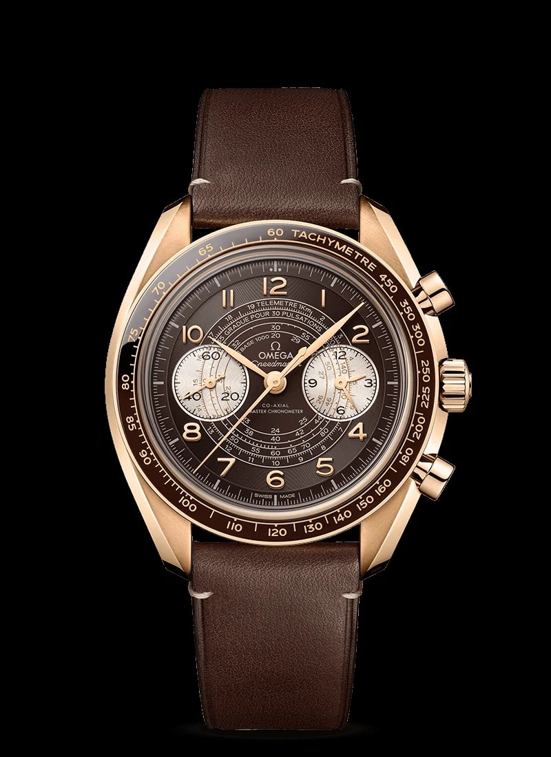 Worldofluxuryus — Omega Speedmaster Co-Axial Master Chronometer Chronograph 18K Bronze Gold Man's — Watch — resale