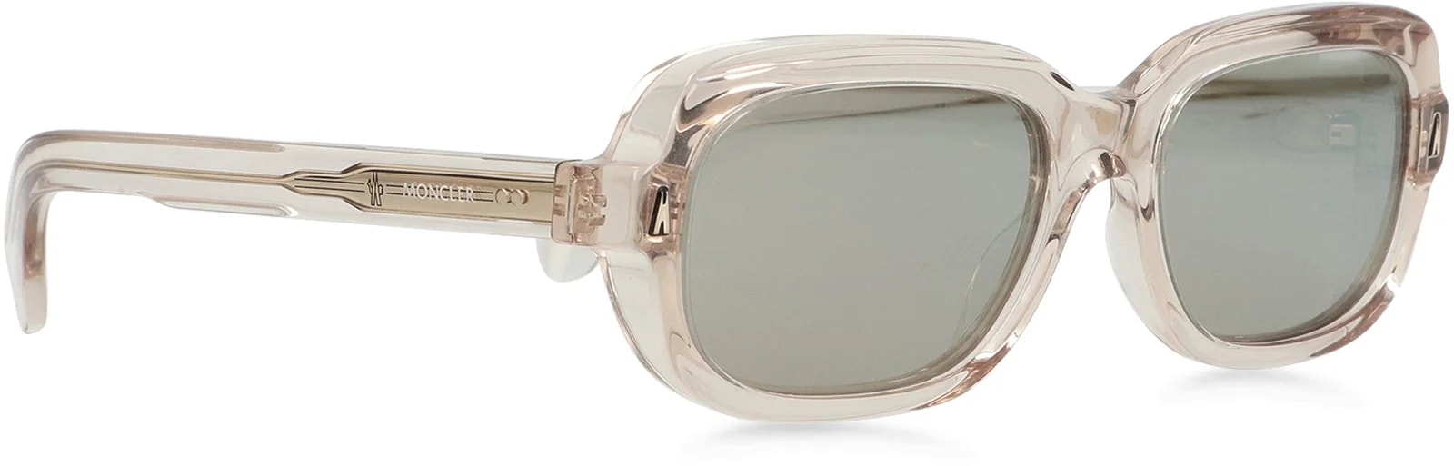 Moncler K109a0me6008 Sunglasses — Clear Acetate 3