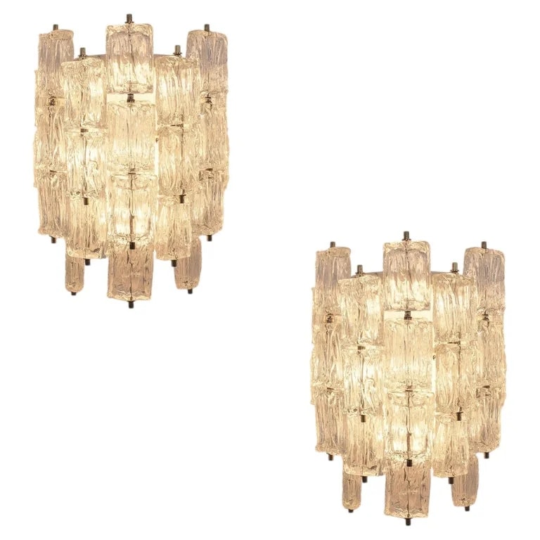 Barovier & Toso — Barovier & Toso Midcentury Wall Sconces, & , Italy, 1965 — lighting — resale