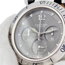 Cartier Pasha 38mm Chronograph Winter 2004 W3107355 TO266636 4