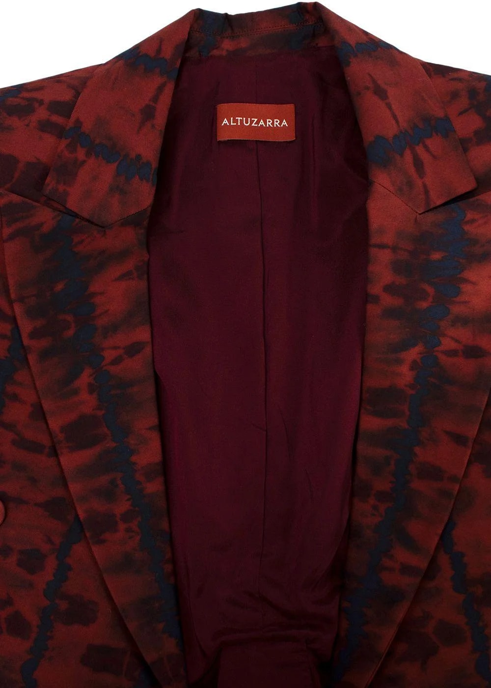 Altuzarra Hattson Belted Tie-dyed Cotton-blend Blazer 4