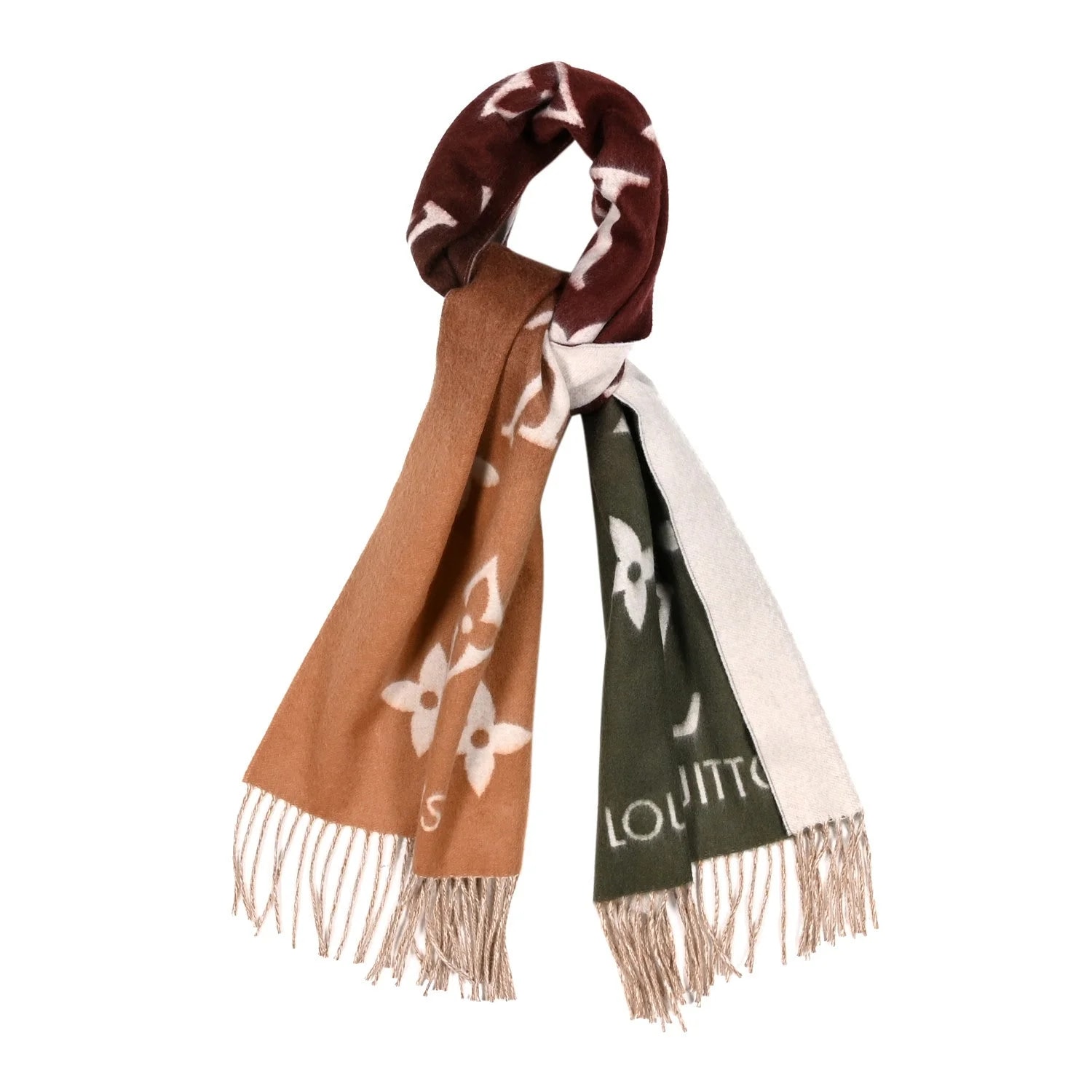 Louis Vuitton — Reykjavik Scarf Kaki — Accessory — resale