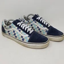 Vans Off the Wall and Checkered Lace Up Size 10 Skate Shoes 2