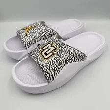 Jordan — Jordan Franchise Slides Size 11 SMU Marquette PE Elephant Print 10IF2991-144 — Sneaker — resale