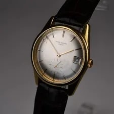 Patek Philippe Calatrava 3558J 1960's 34mm Yellow Gold 18k Auto 27-240M Silver 2