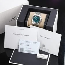 IWC Ingenieur IW328903 2026 40mm Steel Aqua Green Motif Dial Steel Bracelet. 2
