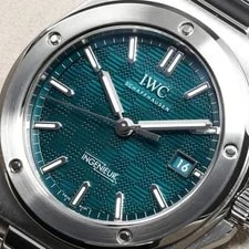 IWC Ingenieur IW328903 2026 40mm Steel Aqua Green Motif Dial Steel Bracelet. 3
