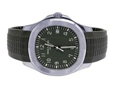 Patek Philippe Aquanaut 18K White Gold Khaki Green 42MM 5168G-010 2