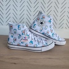 ❤️Converse X Doraemon Chuck Taylor Hi Sz 7 Shoes A15791C 2