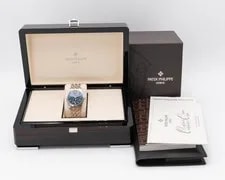 Patek Philippe Annual Calendar 38mm 5396/1G-001 White Gold Blue Dial Bracelet 2