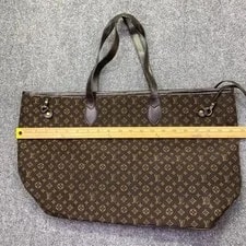 Louis Vuitton Lin Neverfull Dark 3