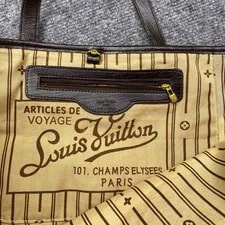 Louis Vuitton Lin Neverfull Dark 4