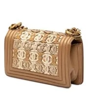 Preloved Chanel Embossed Flap Crossbody Bags One Size 2