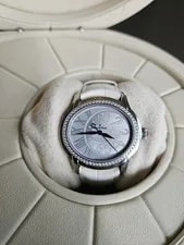 Audemars Piguet Millenary Diamond Bezel Silver Dial; 77301ST; Extra Strap; B&P! 4
