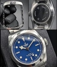 Tudor Black Bay - 79540 - 41mm Blue Dial - Steel Bracelet - +Card+Box. 3