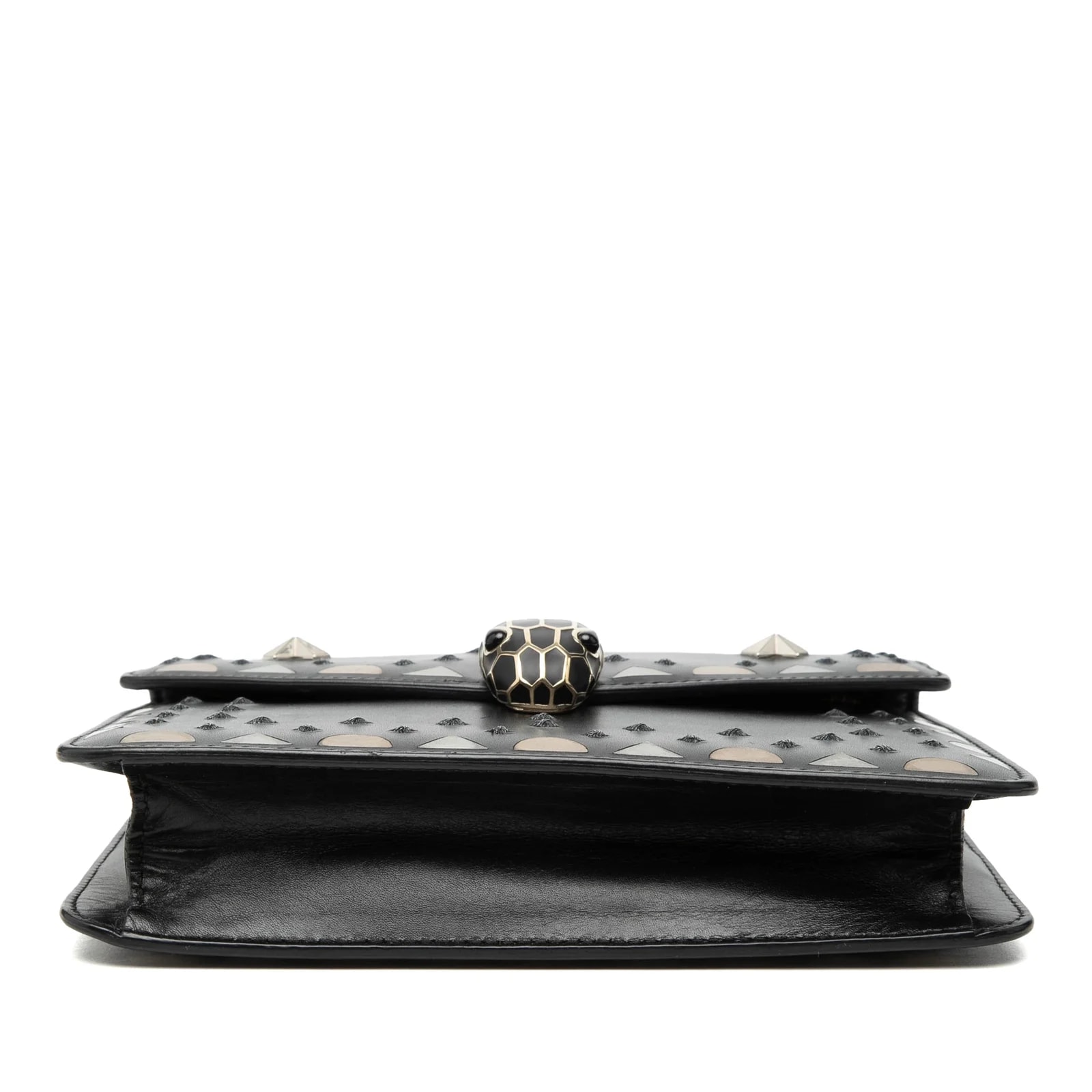 Small Studded Laser Cut Square Serpenti Forever Chain Crossbody 3