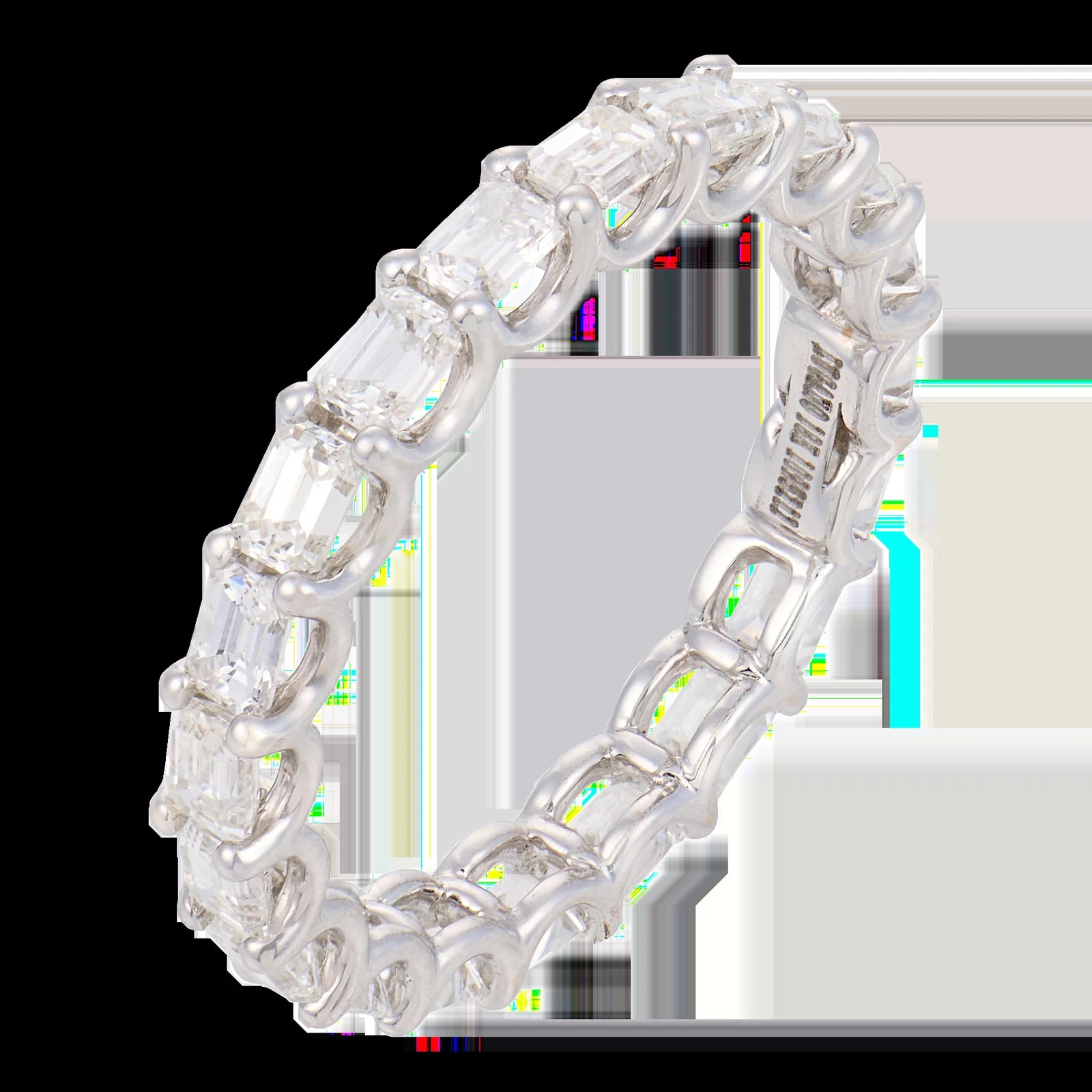 Lugano 2.07 Carat 18k White Gold Eternity Band — Jewelry — resale