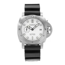 Panerai Submersible PAM 01223 42mm White Dial Steel Card 2022 2