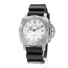 Panerai Submersible PAM 01223 42mm White Dial Steel Card 2022 4
