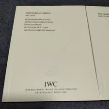 IWC Schaffhausen Portofino Manual Booklet Set From Japan 2
