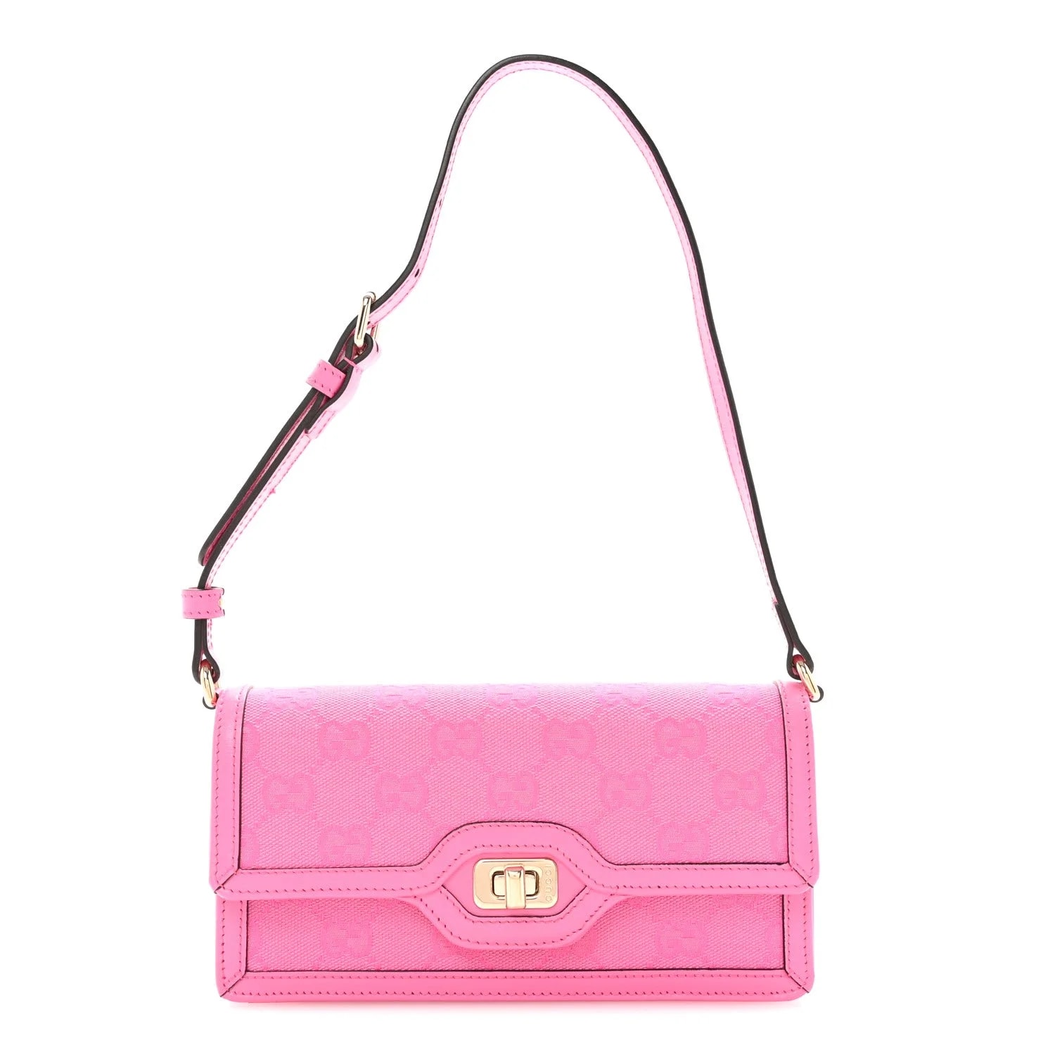 Gucci — GG Monogram Scratch Lux Mini Luce Dark Blossom — Handbag — resale