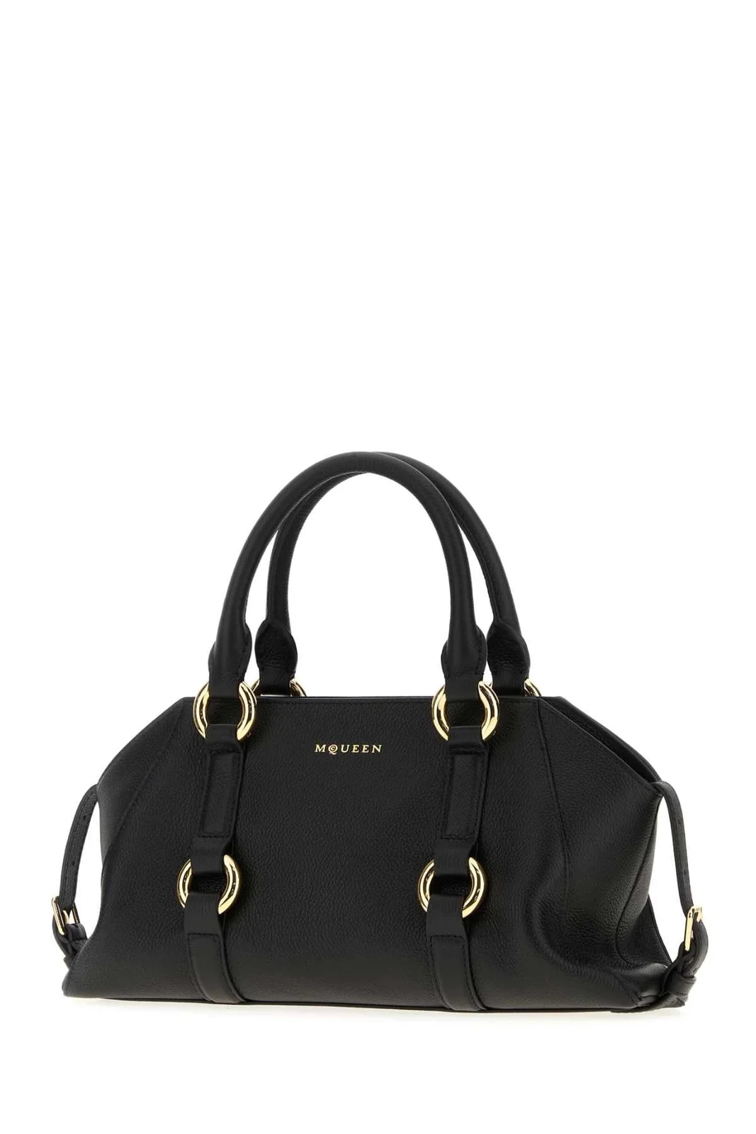 Alexander Mcqueen Structured Calf Top Handle — 2