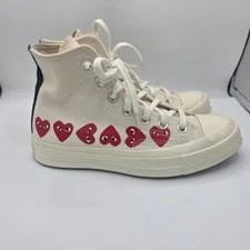 Converse X CDG Play Chuck 70 High Top Heart 4 6 4