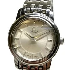 Omega de Ville Prestige Stainless Steel 22mm Silver Dial Quartz #WPW242 4