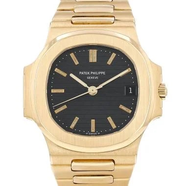 Patphi — Patek Philippe Nautilus in Yellow Gold, Ref: Patek Philippe - 3800, Circa 1990 — Watch — resale