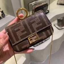 Fendi — Fendi Baguette Nano Monogram Crossbody Good Condition — Handbag — resale