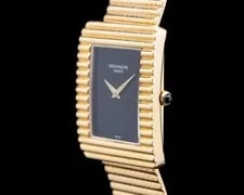 Patek Philippe 3733/1J Gondolo 18K Yellow Gold Black Onyx Dial 3