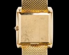 Patek Philippe 3733/1J Gondolo 18K Yellow Gold Black Onyx Dial 4