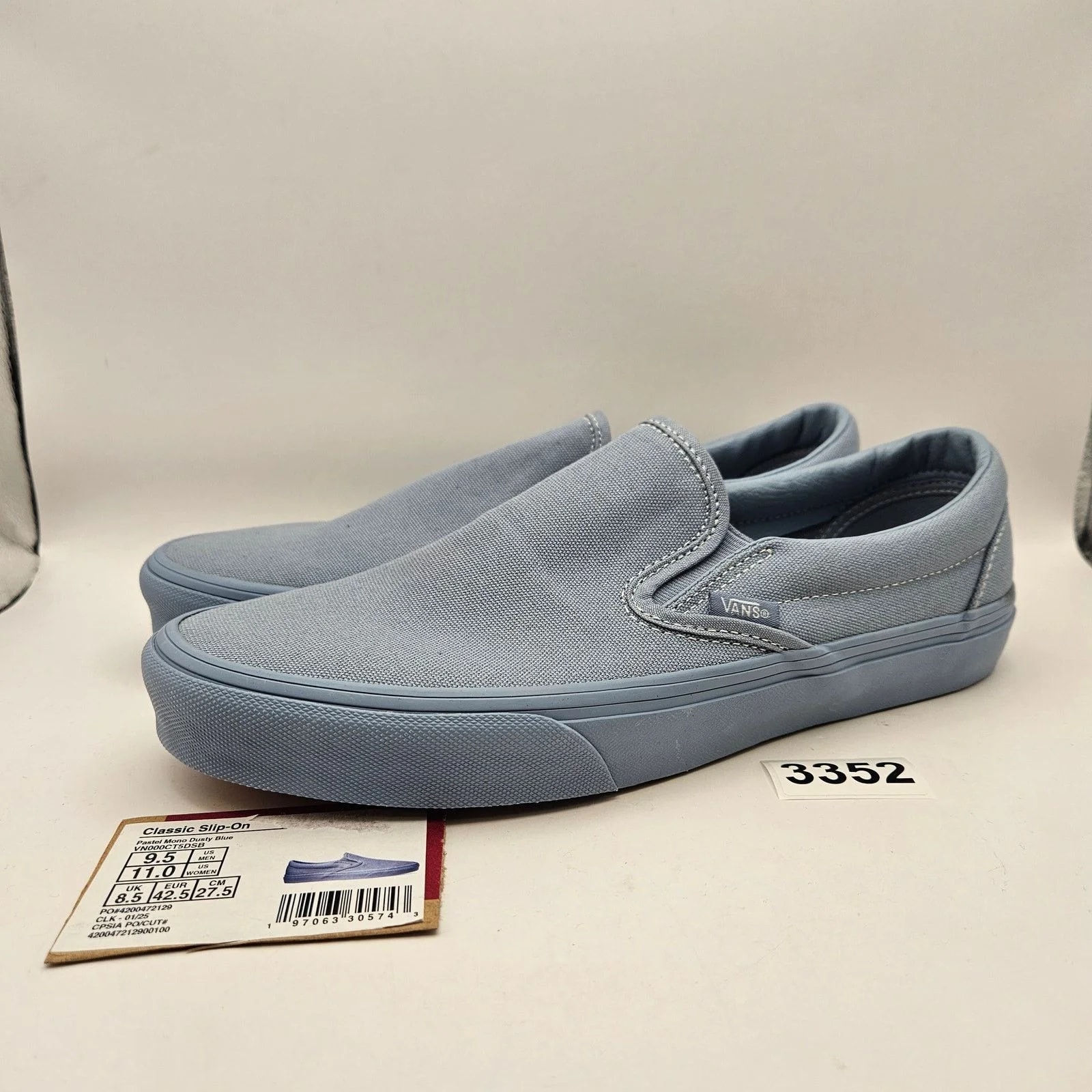 Vans — Vans 9.5 Classic Slip ON Pastel Mono Dusty Nwob — Sneaker — resale