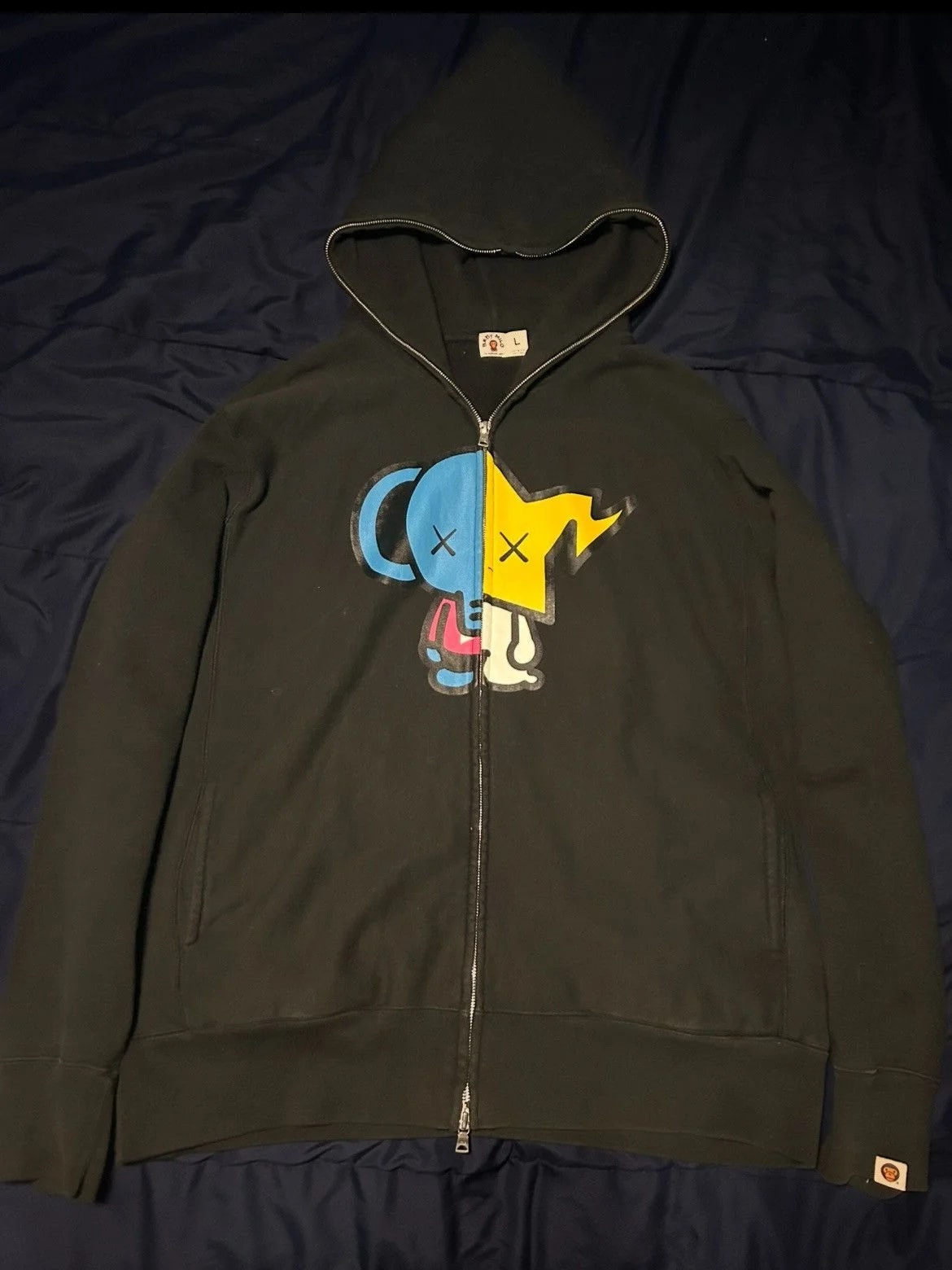 BAPE — Bape X Kaws Full Zip — streetwear — resale