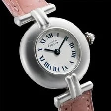 Cartier Must W1001665 24mm Silver 925 White #SU3456 2