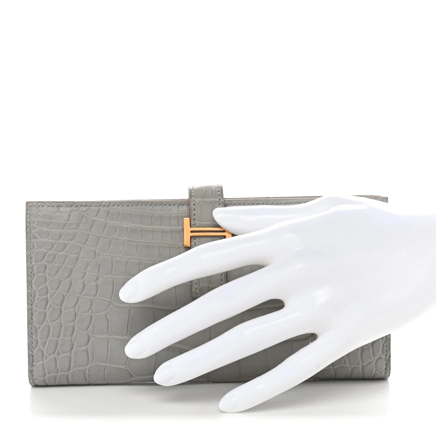 Matte Bearn Gusset Wallet Perle 2