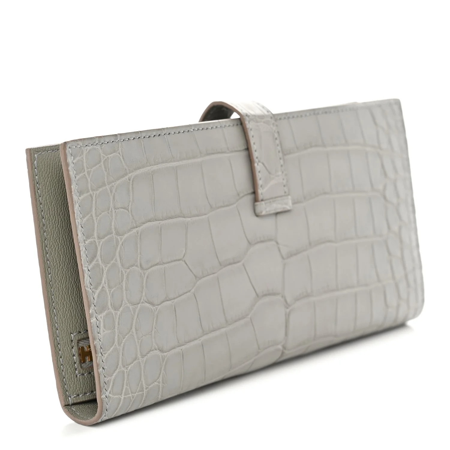 Matte Bearn Gusset Wallet Perle 3