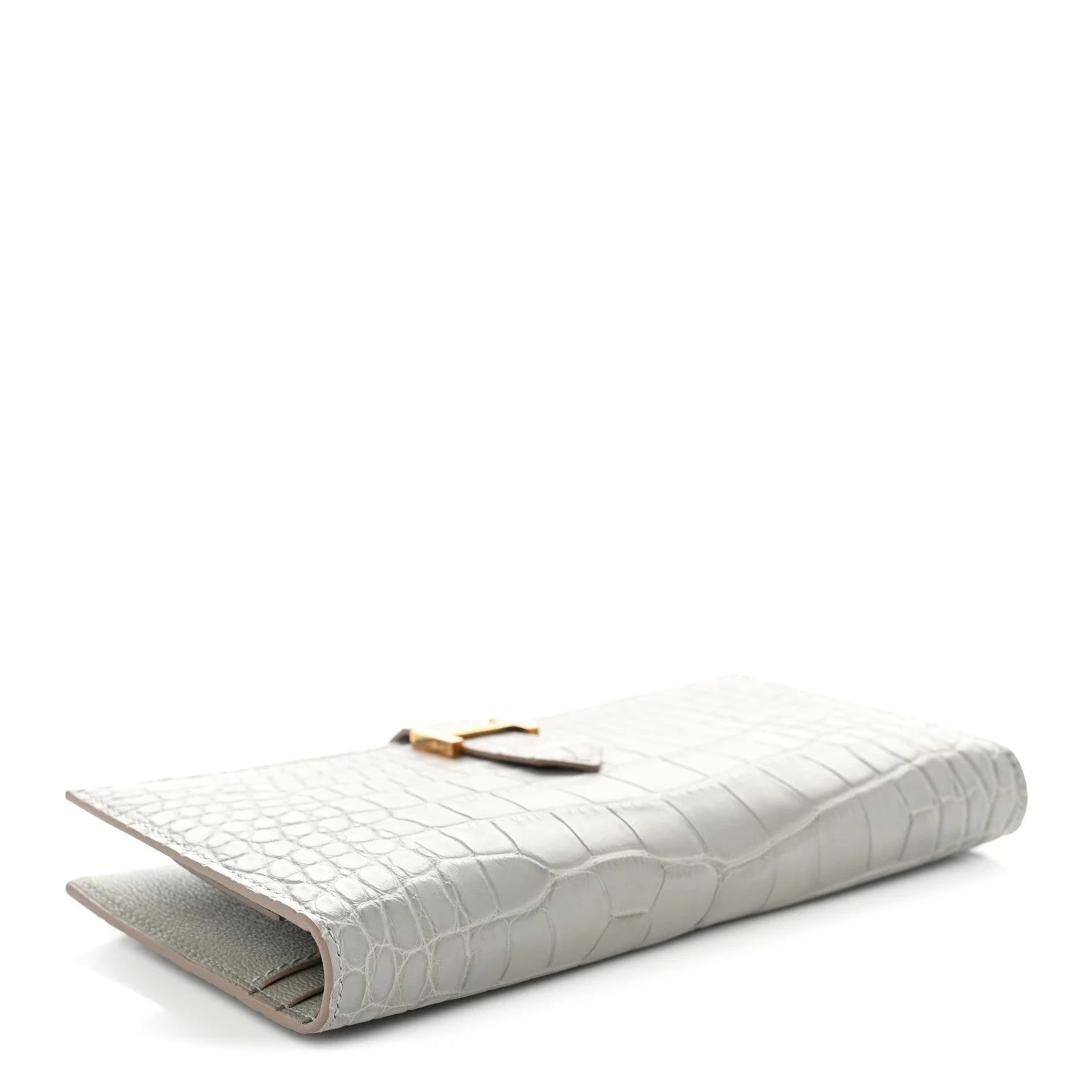 Matte Bearn Gusset Wallet Perle 4