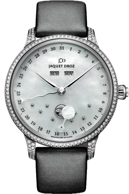 Worldofluxuryus — Jaquet Droz Astrale Magestic Beijing Eclipse and the Moons 18K White Gold — Watch — resale