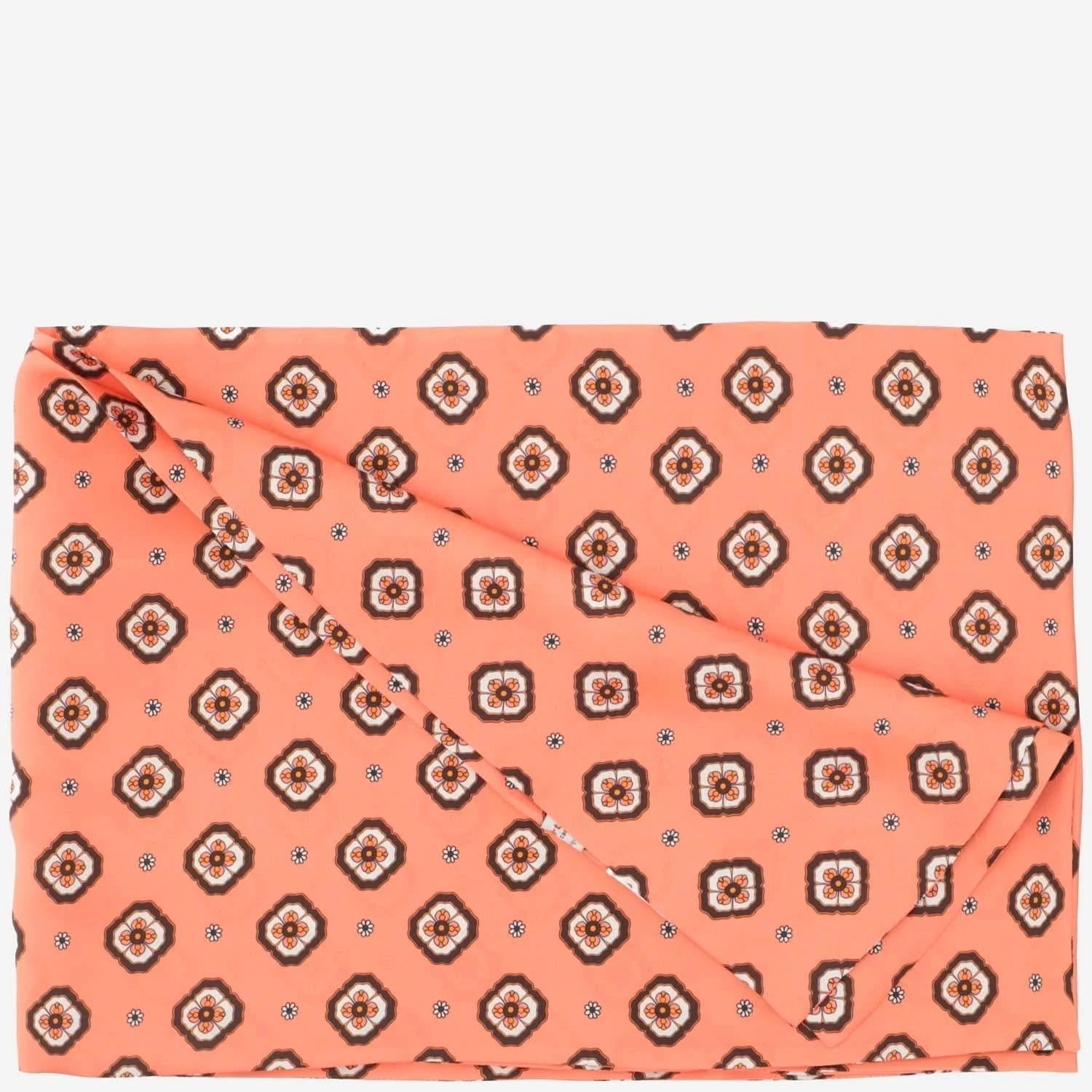 Alberto Biani Floral Pattern Scarf — Scarfs 4